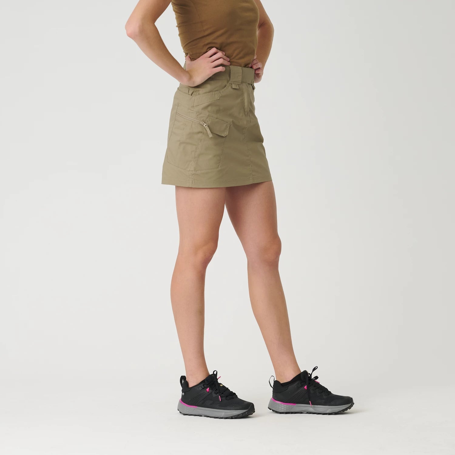 Helikon-Tex UTL taktická sukňa PolyCotton Ripstop, Khaki – detail 1