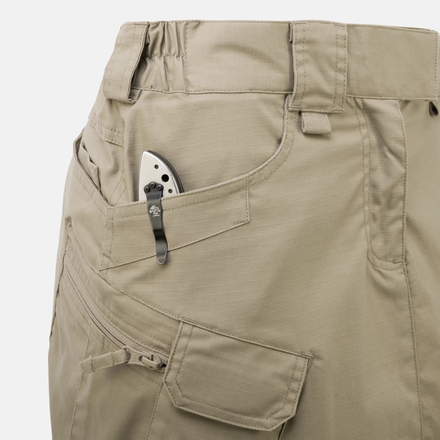 Helikon-Tex UTL taktická sukňa PolyCotton Ripstop, Khaki – detail 3