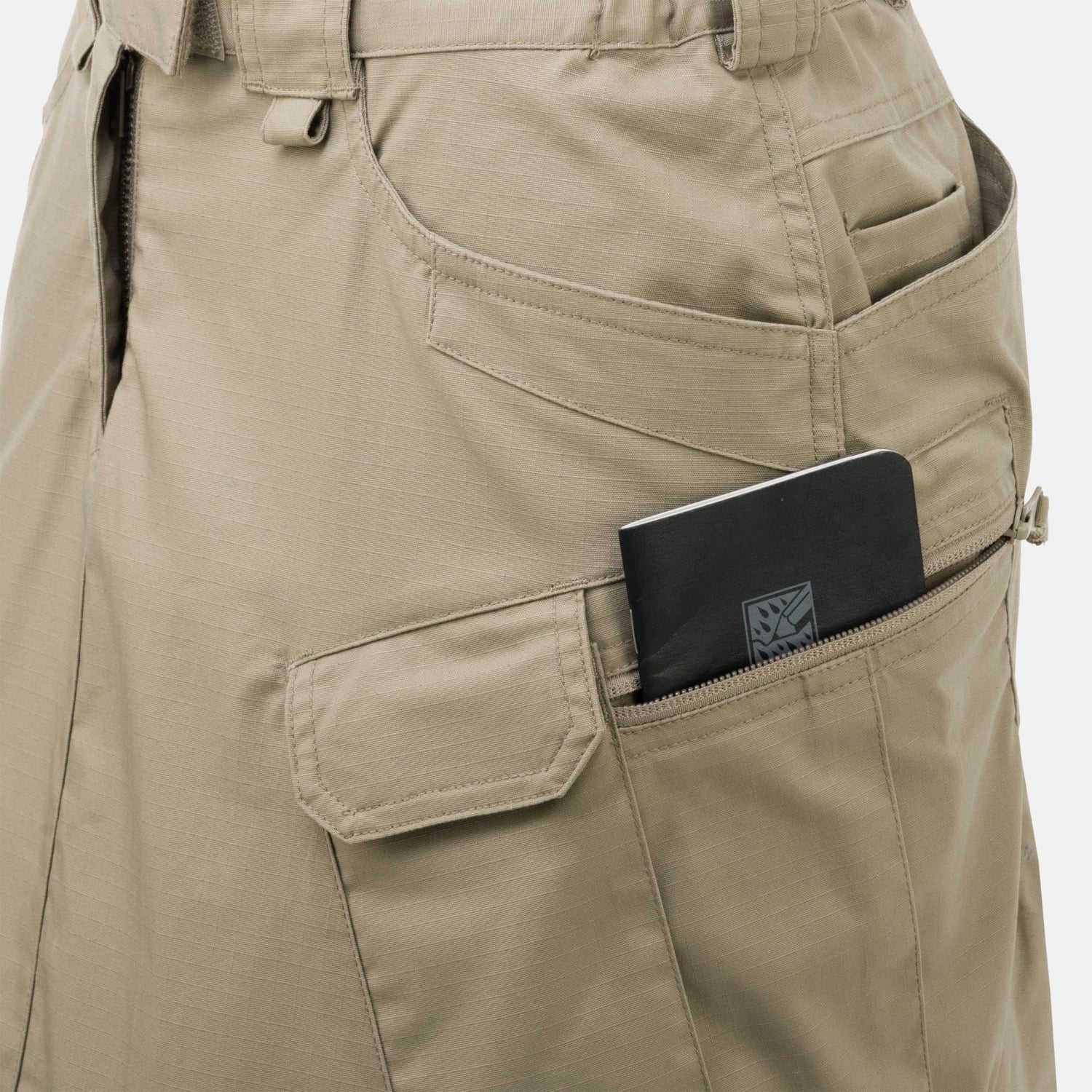 Helikon-Tex UTL taktická sukňa PolyCotton Ripstop, Khaki – detail 7