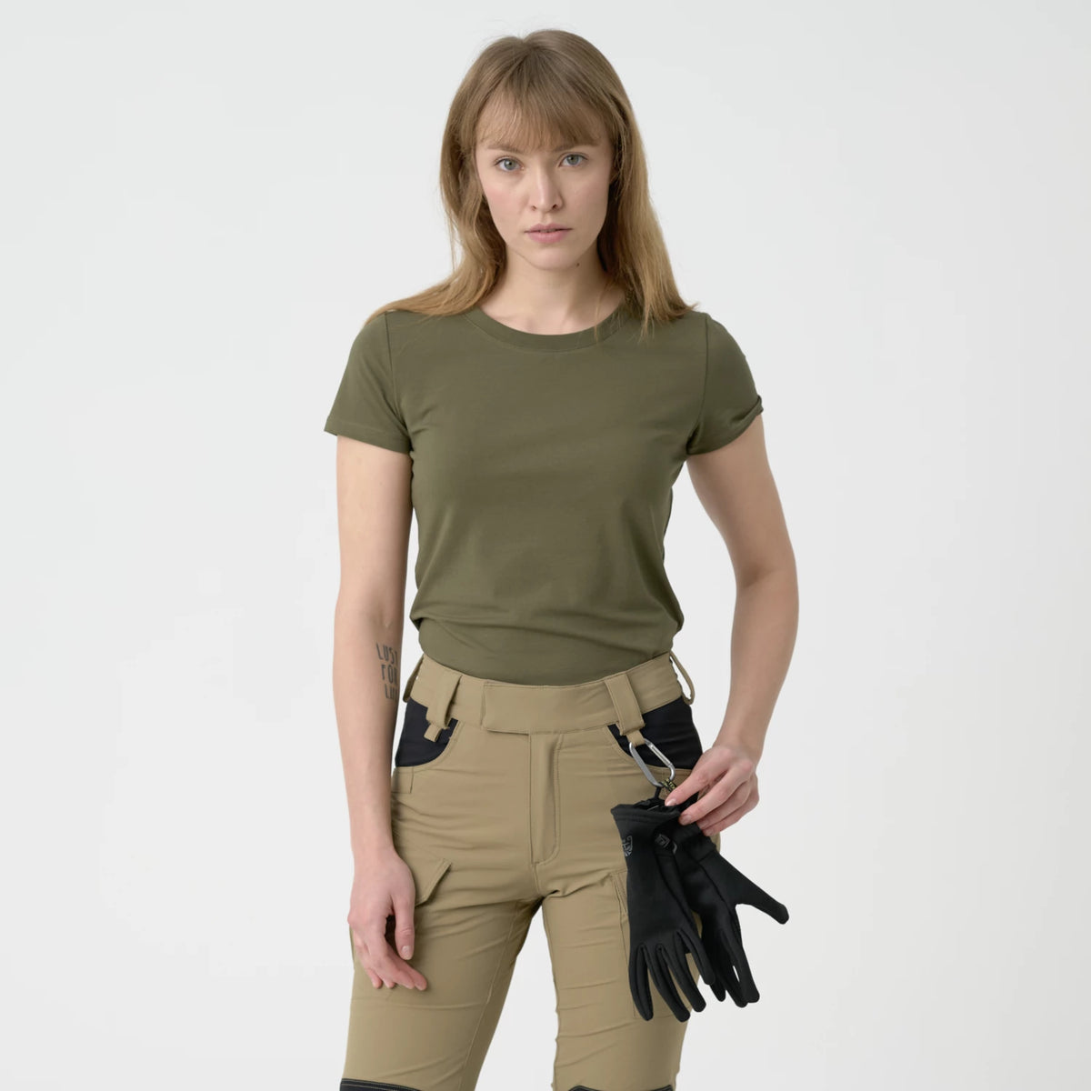 Helikon-Tex VersaStretch outdoorovo nohavice taktické dámske, taiga green – detail 12
