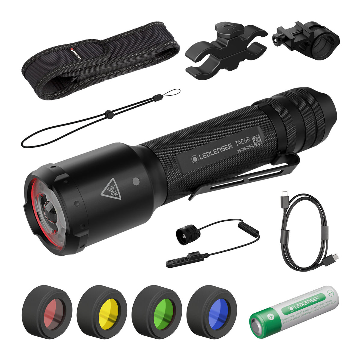 LEDLENSER TAC6R Tactical Outdoor Set súprava taktického svietidla
