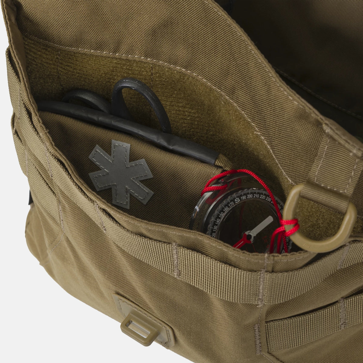Helikon-Tex Bushcraft Haversack Bag taška cez rameno Cordura®, Coyote – detail 2