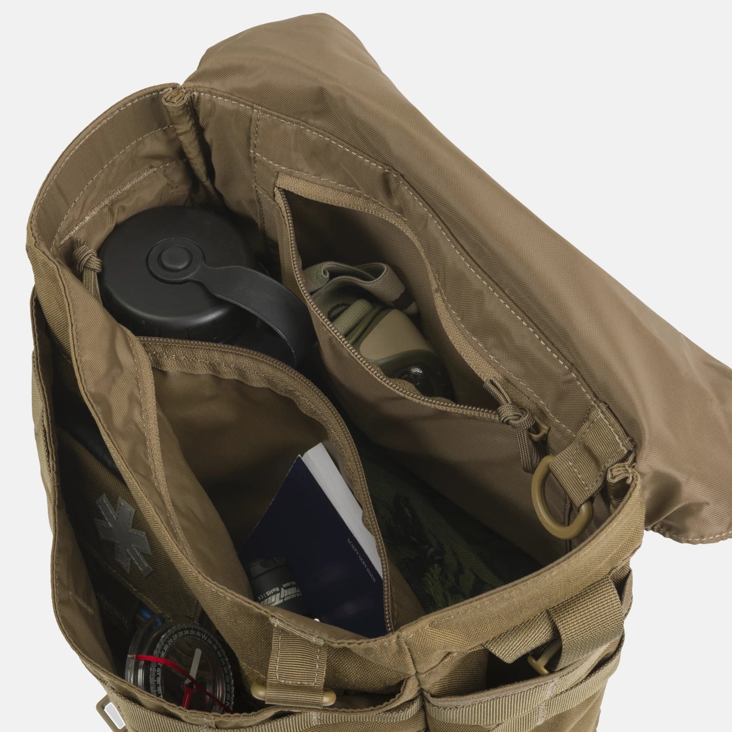 Helikon-Tex Bushcraft Haversack taška Cordura, Earth Brown / Clay – detail 4