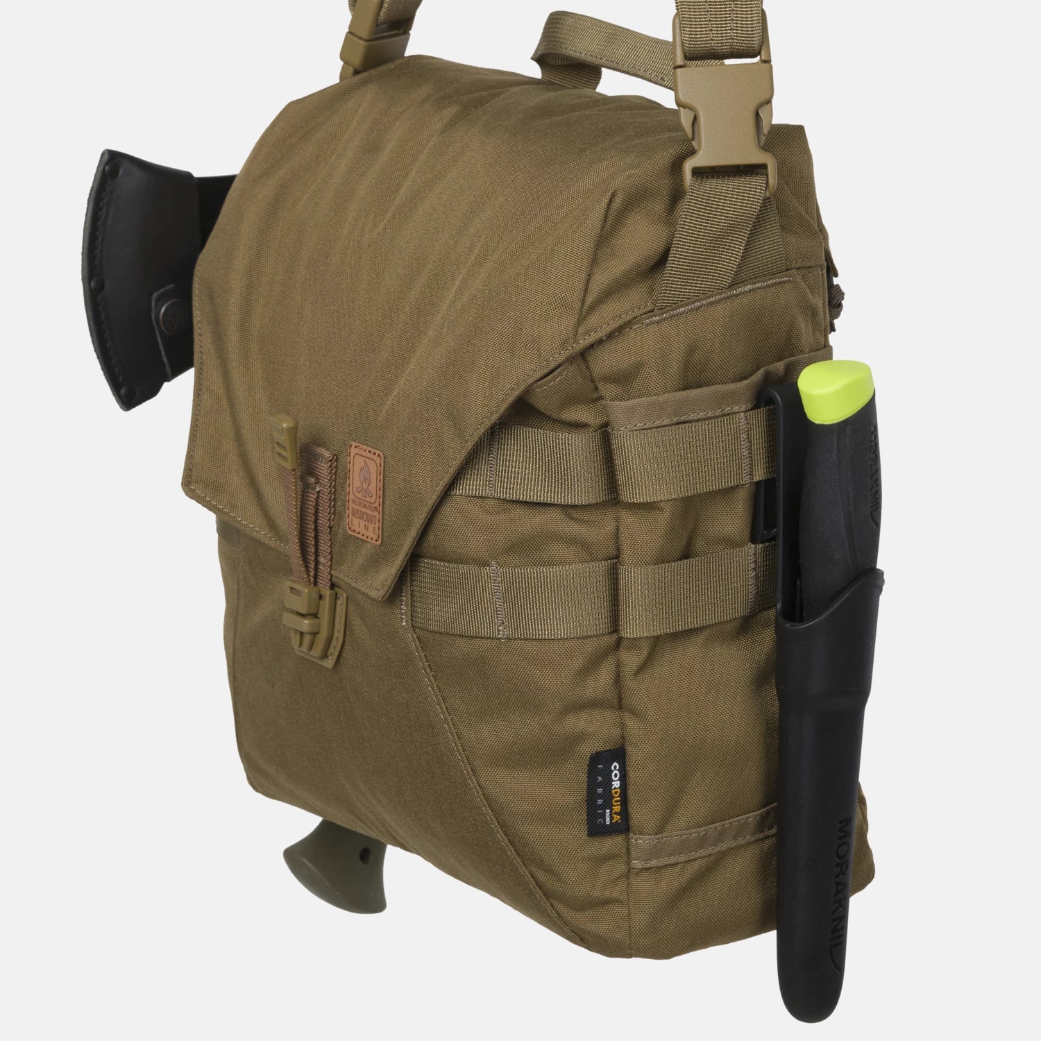 Helikon-Tex Bushcraft Haversack taška Cordura, Earth Brown / Clay – detail 6