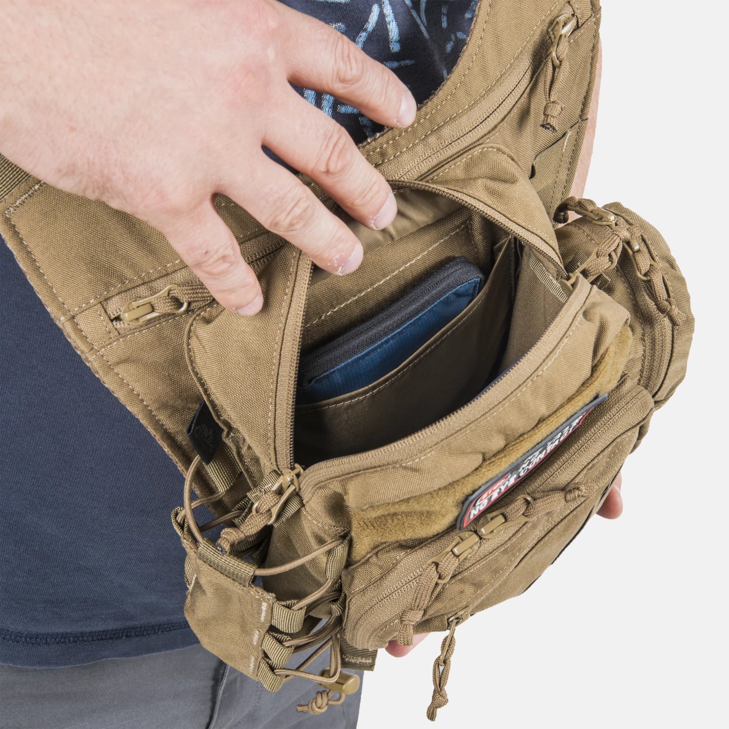 Helikon-Tex EDC SIDE BAG® kapsa cez rameno, olivová – detail 7