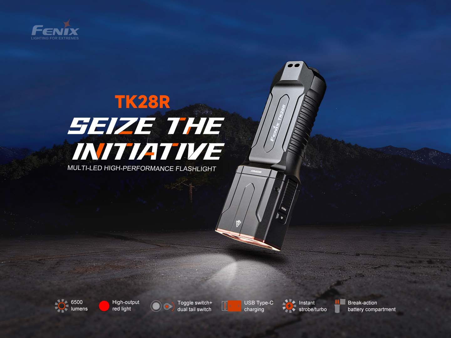 Fenix TK28R nabíjateľné svietidlo