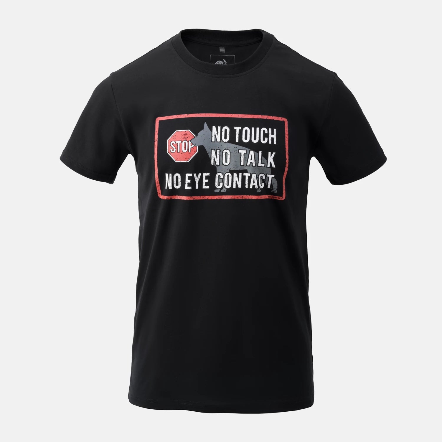 Helikon-Tex K9 tričko NO TOUCH, čierna – predná strana