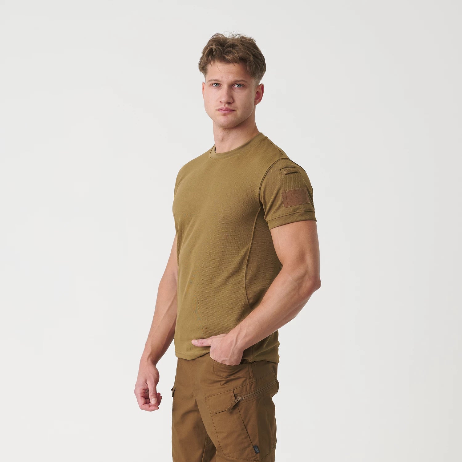Helikon-Tex Top Cool tričko TopCool taktické, Adaptive Green – detail 1