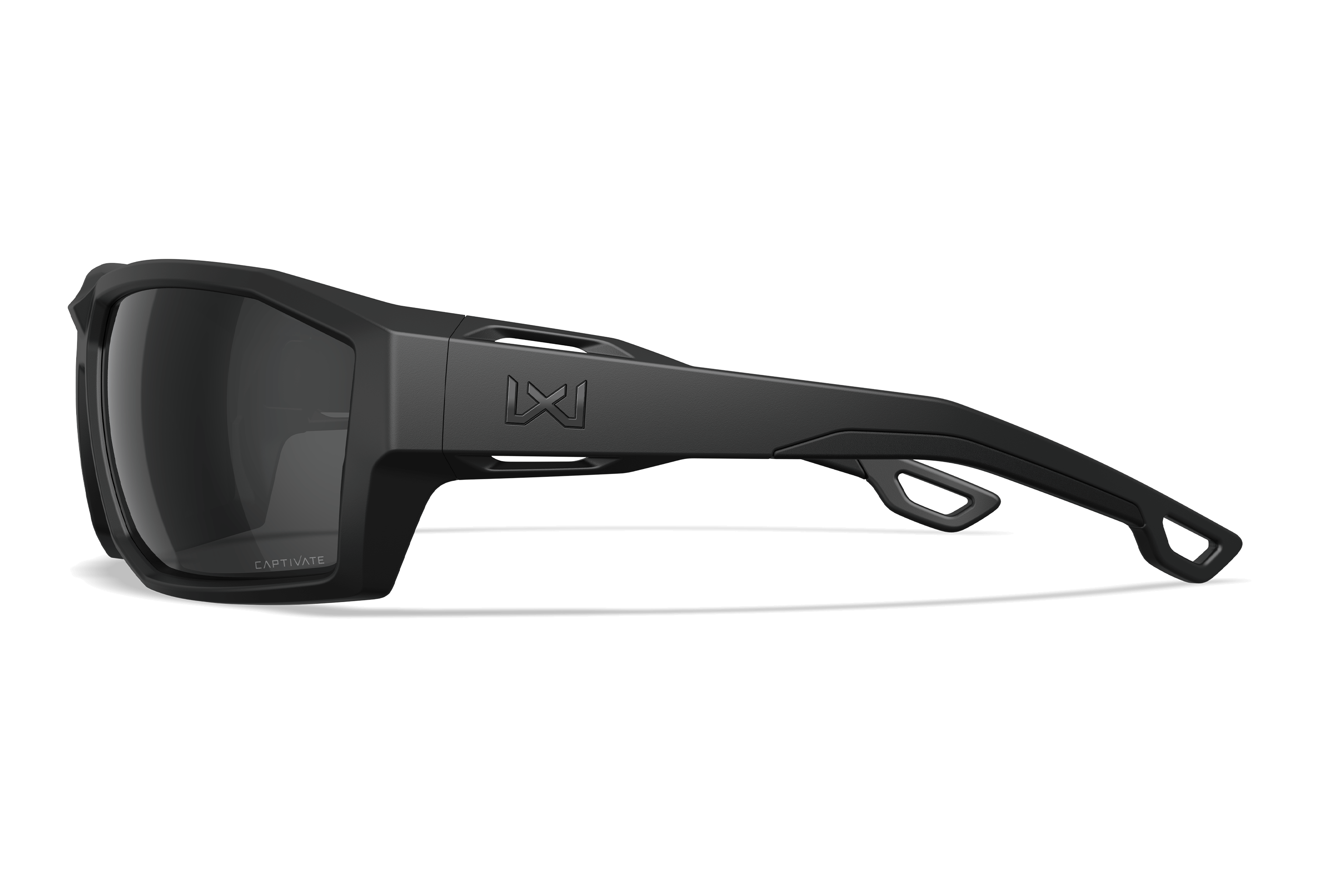 Wiley X Alpine балистични слънчеви очила, Matte Black / CAPTIVATE Grey