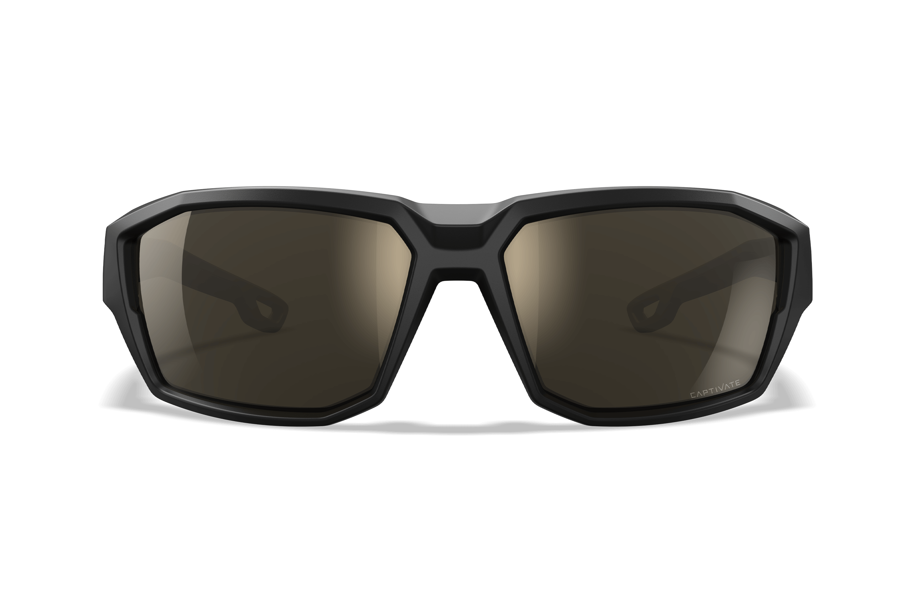 Слънчеви очила Wiley X Alpine CAPTIVATE Polarized Tungsten Mirror, Matte черен-тен със балистична защита