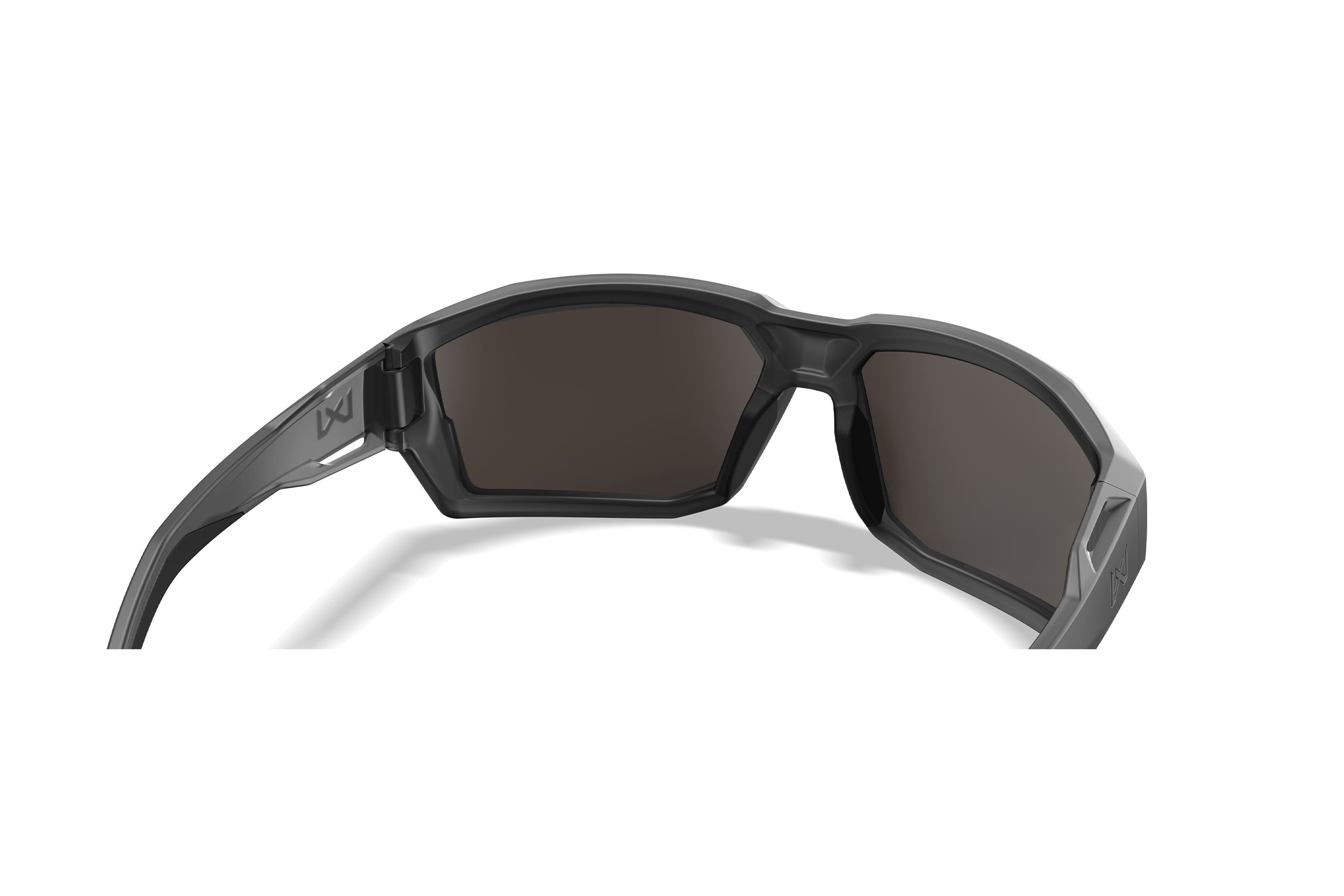Wiley X Alpine балистични слънчеви очила, Matte Translucent Black / CAPTIVATE Polarized Green Mirror