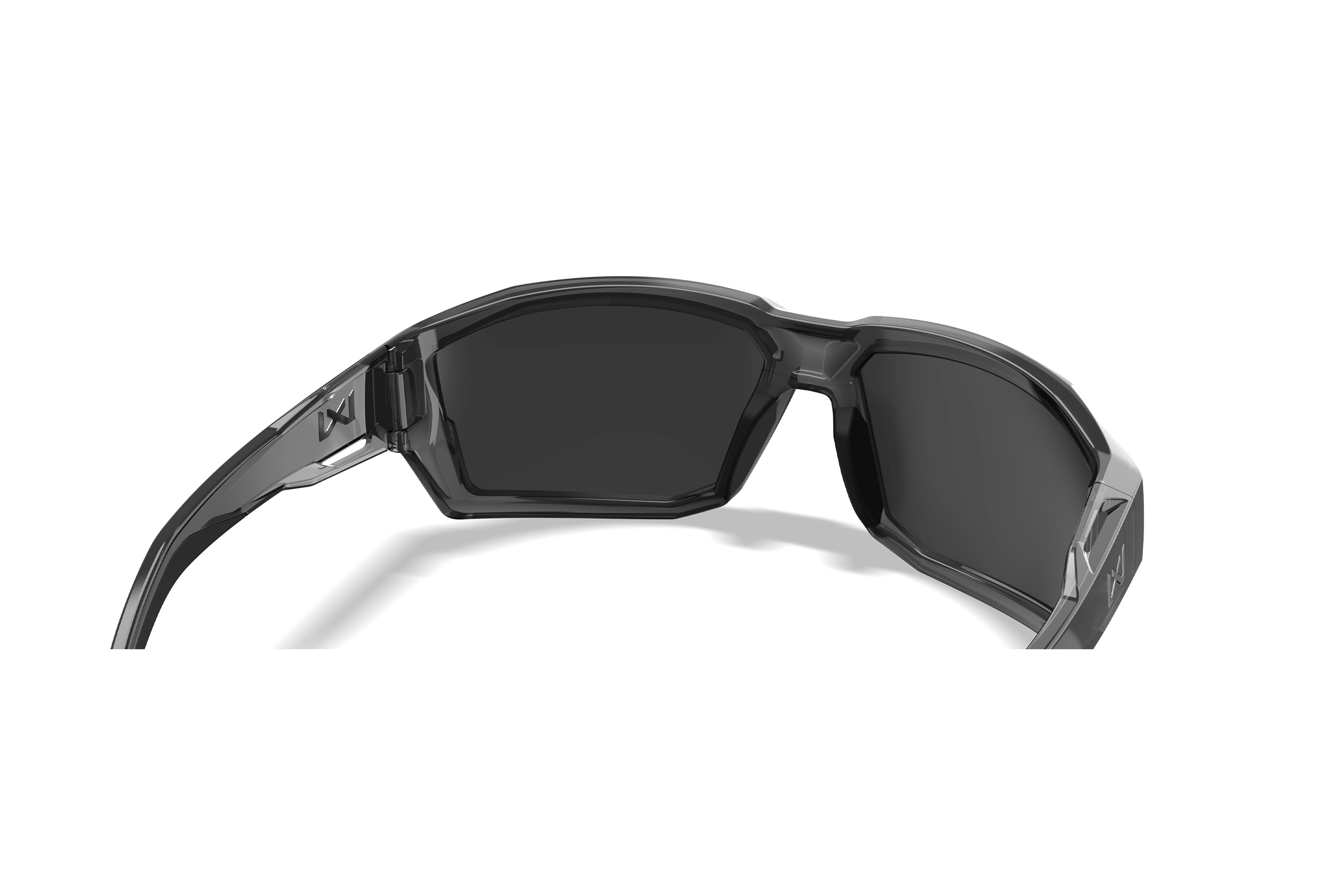 Wiley X Alpine балистични слънчеви очила, Gloss Crystal Grey / CAPTIVATE Polarized Blue Mirror