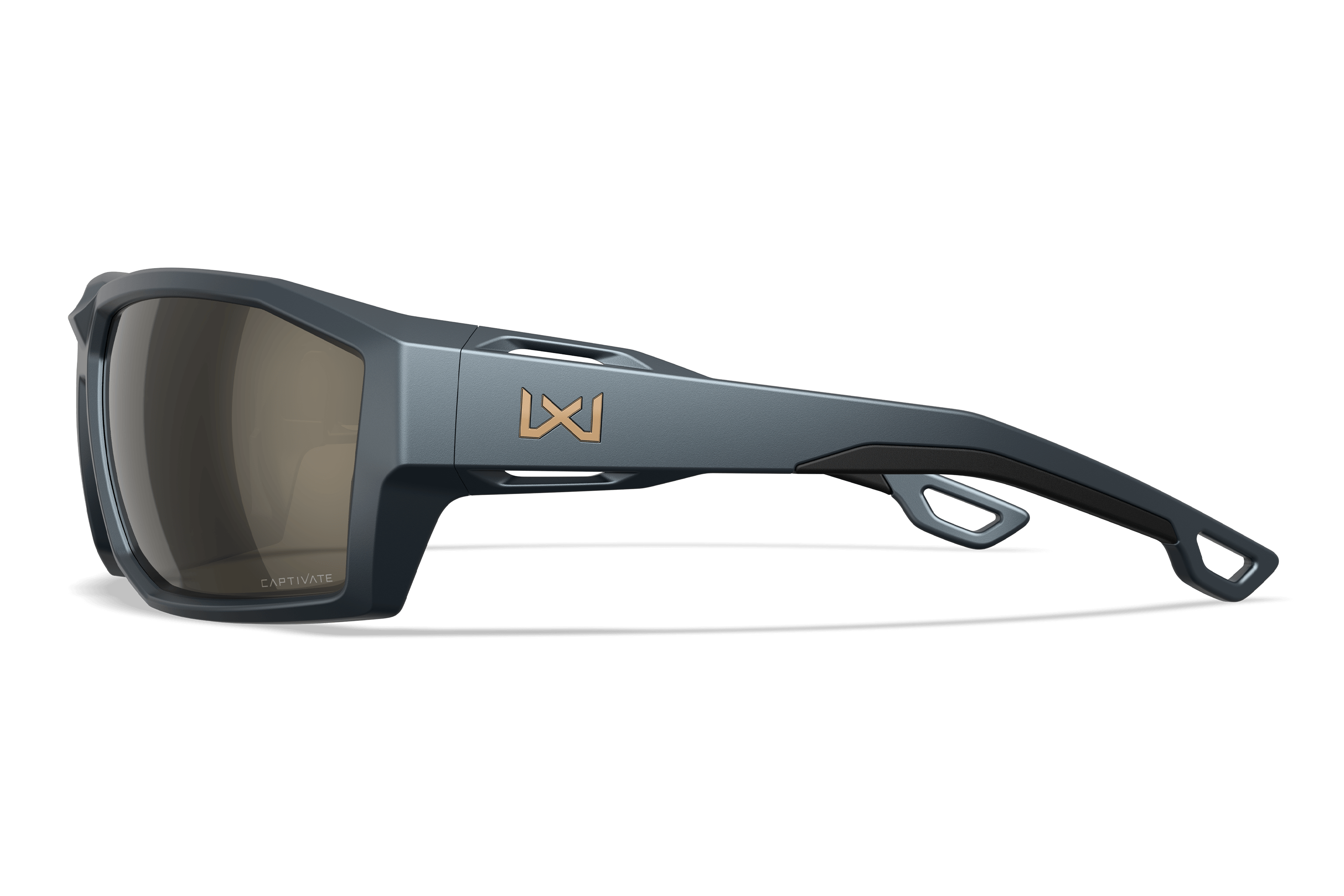 Wiley X Alpine балистични слънчеви очила, Matte Graphite Grey / CAPTIVATE Tungsten Mirror