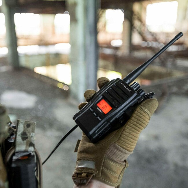 Midland G13 PRO професионална радиостанция, черна