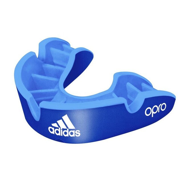 Adidas Opro Gen4 сребристо предпазител на зъбите, син