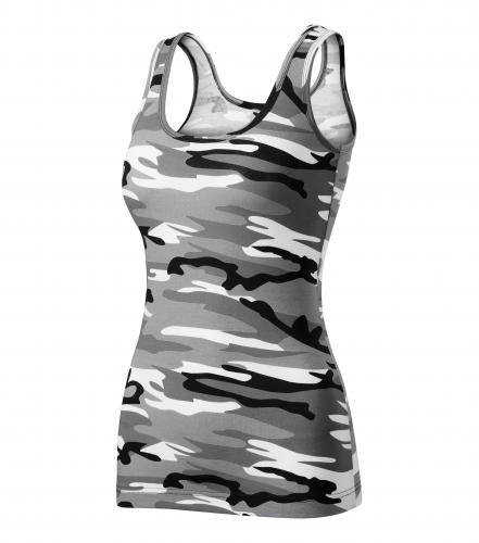 Malfini Camouflage дамско потник 180g/m2, сив