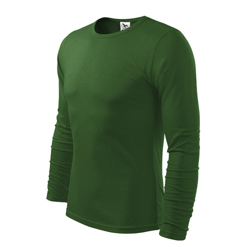Malfini Fit-T тениска с дълъг ръкав 160g/m2, зелена