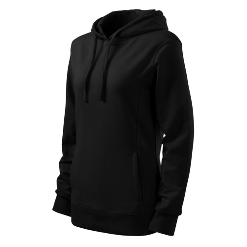 Malfini Kangaroo суитшърт дамски 280g/m2, черна