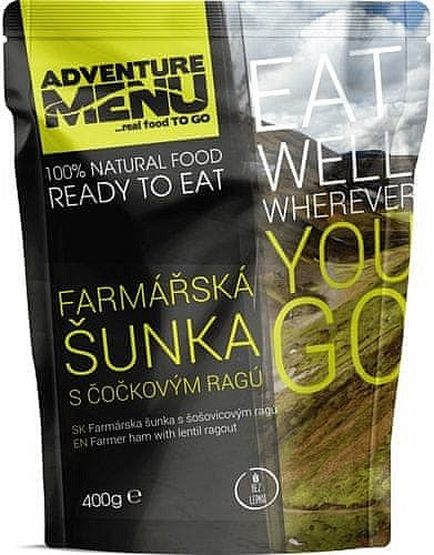 Adventure Menu Фермерски шунка със сочевично рагу 400g