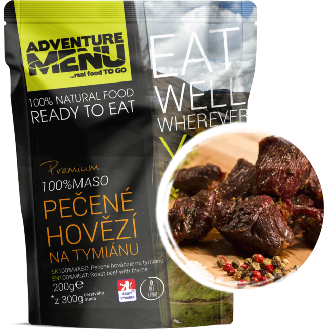 Adventure Menu печено говедско месо с тимиян, 200g