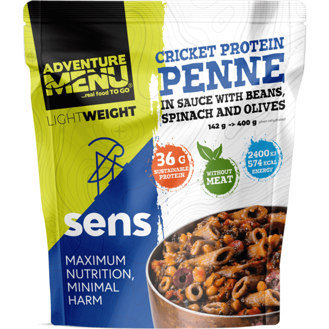 Adventure меню SENS Пилешка пене с протеин в сос с боб, спанак и маслини, 400g