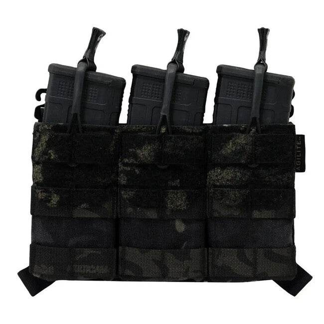 Agilite AG3 Placard Triple торбичка за магнезий, мултикам черно