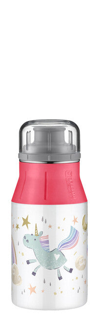 alfi elementBottle Kids бутилка детска за питие от неръждаема стомана, 0,4 l, дъга