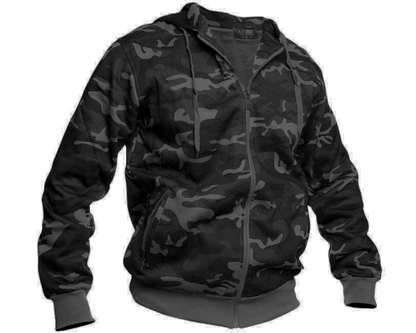 O&T High Zipper суитшърт, маскировъчна сива