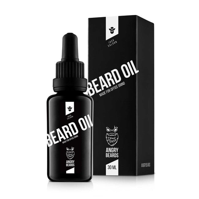ANGRY BEARDS Jack Saloon масло за брада и мустаци, 30 ml