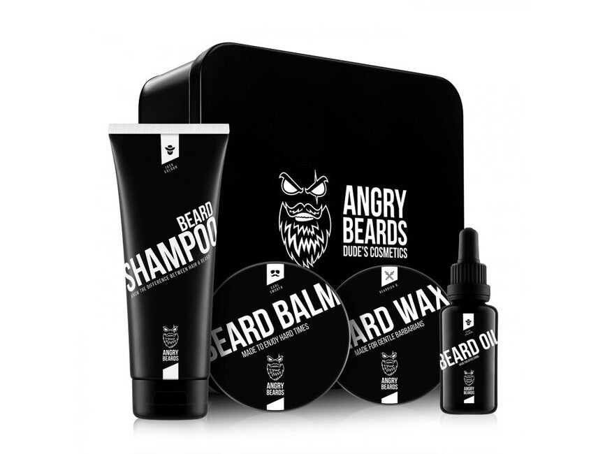 Angry Beards комплект за грижа за брада и мустаци