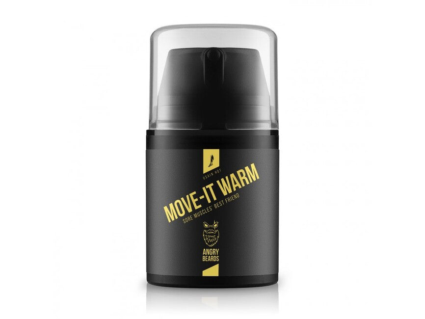 Angry Beards Usain Hot спортен загряващ гел, 50 ml
