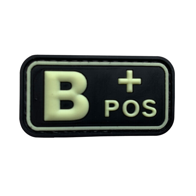 WARAGOD B POS нашивка PVC светеща в мрак
