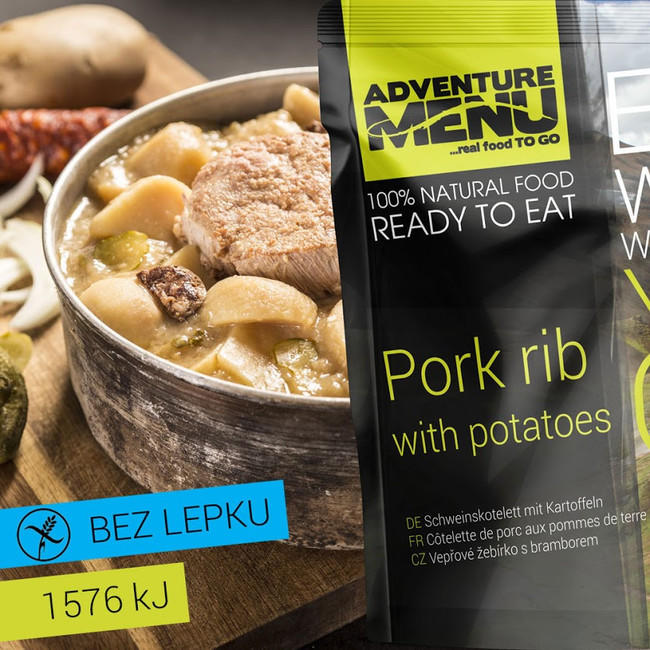 Adventure Menu Свински ребра със земфирки 400g