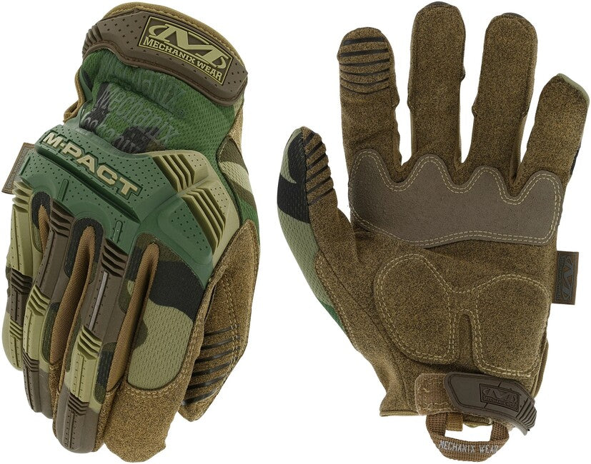 Mechanix M-Pact ръкавици против удари, горски камуфлаж