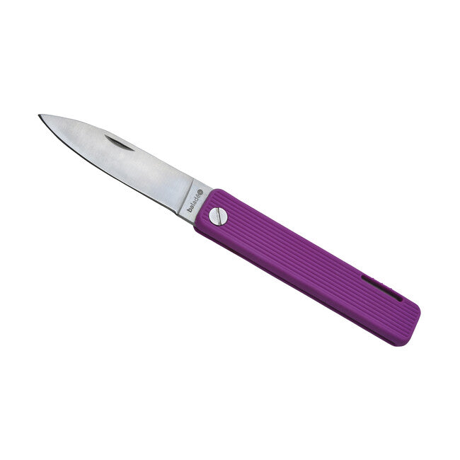 Baladeo ECO353 Papagayo джобен нож 7 острие, 5 см, стомана 420, дръжка TPE, лилава