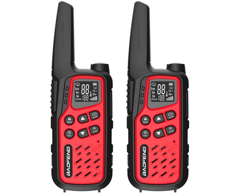 BaoFeng BF-T25E PMR червена радиостанция 2 бр.