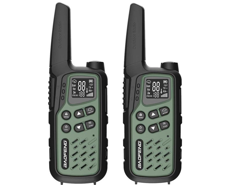 BaoFeng BF-T25E PMR радио предавателка 2 бр., зелена