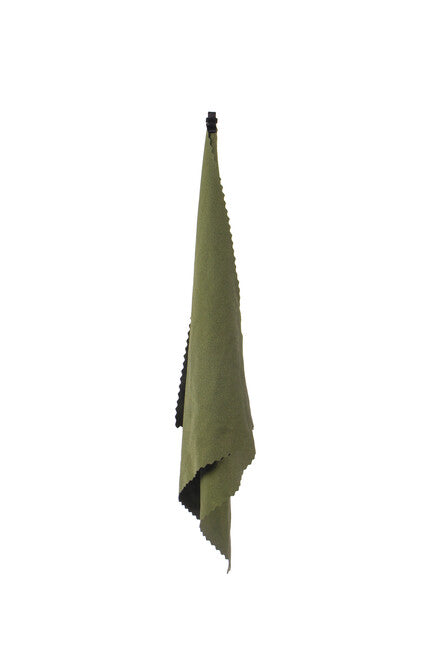 BasicNature Mini Towel ултрамек пътен кърпа от микрофибър, L, маслинена