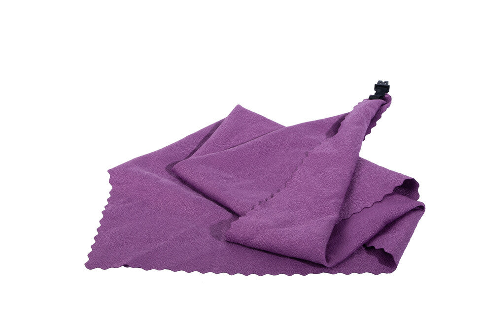 BasicNature Mini Towel ултра мек пътен кърпак от микрофибър, лилав, S