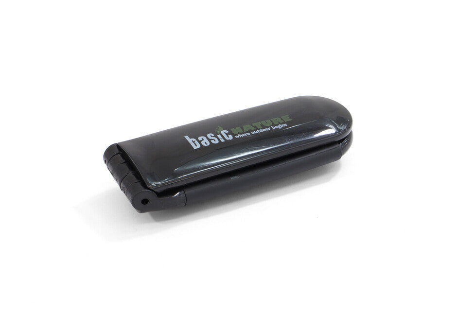 BasicNature сгъваема четка за коса, черна