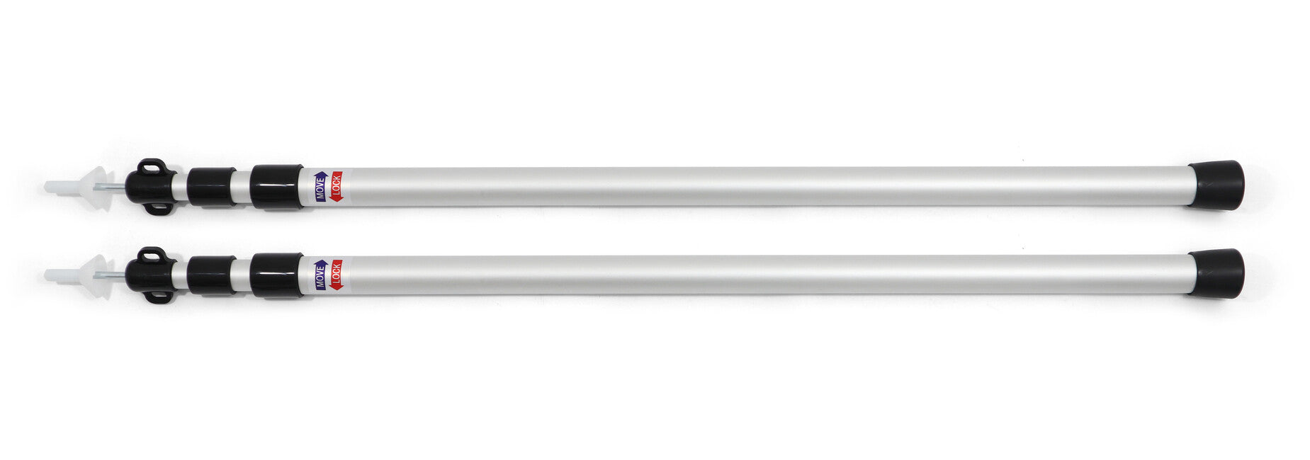 BasicNature телескопични пръти алу големи, 100-240 см, 2 бр.