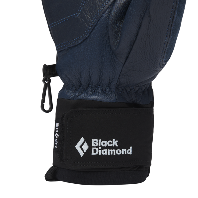 Black Diamond Spark ръкавици зимни дамски, антрацит-осигуряване синьо