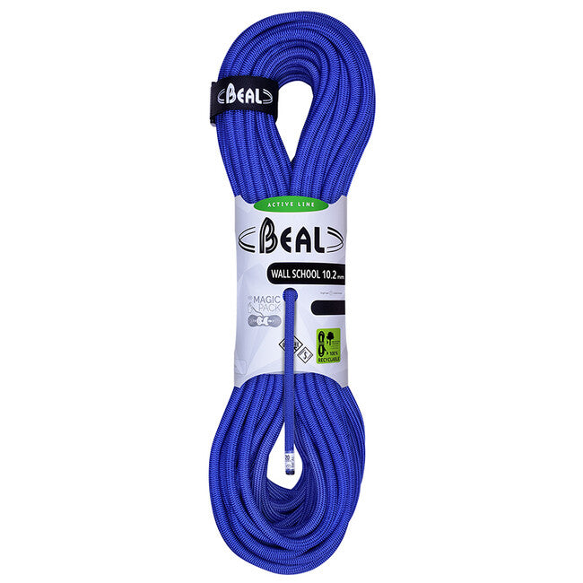 BEAL Wall School Unicore алпийско въже 10,2 mm 20 m, синьо