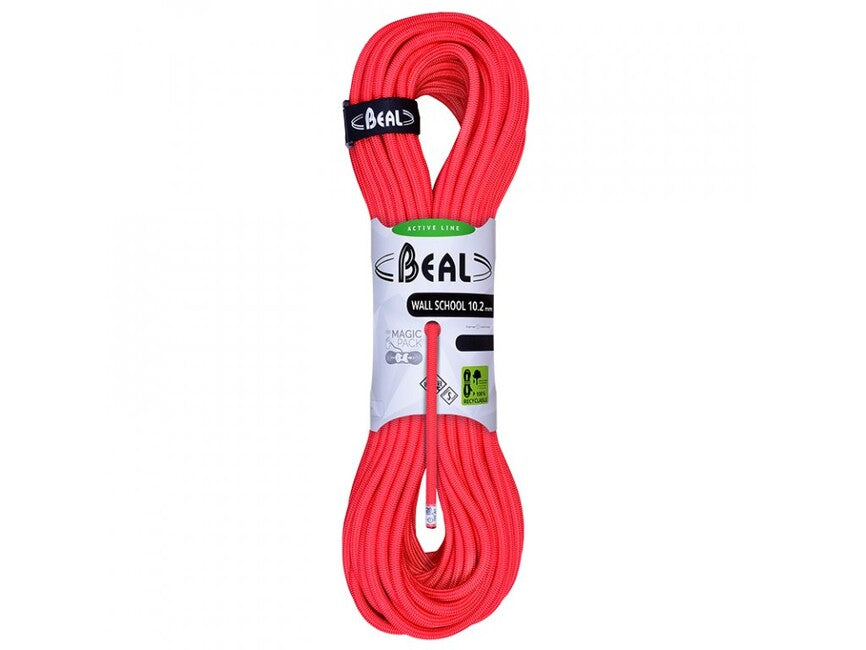 Beal Wall School Unicore катерническо въже 10.2 mm, червено 200 m