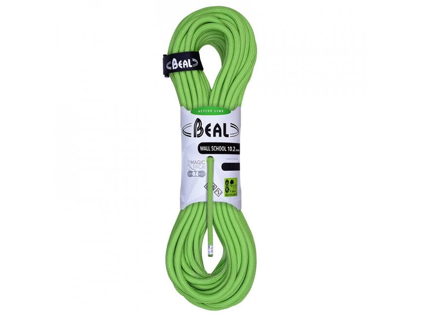 Beal Wall School катерско въже Unicore 10.2 mm, зелено 200 m