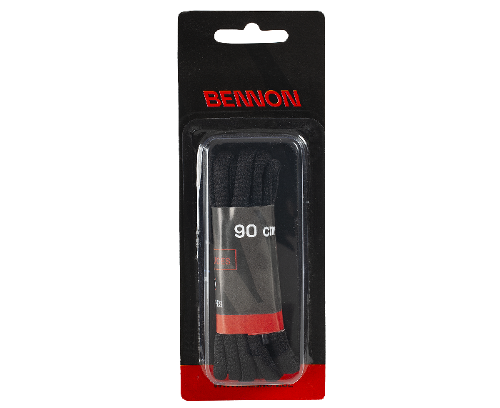BENNON Laces черно Box шнура до обувки 90 см