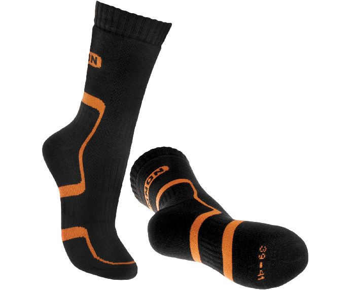 BENNON TREK SOCK трекови чорапи, черни/оранжеви