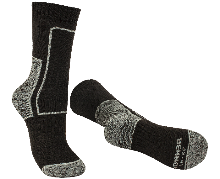 BENNON TREK Sock тракови чорапи, черна/сива