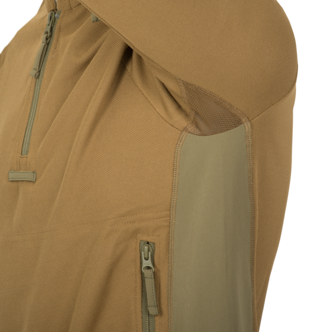 Helikon-Tex Range Hoodie TopCool суитшърт с качулка, маслинена/черна