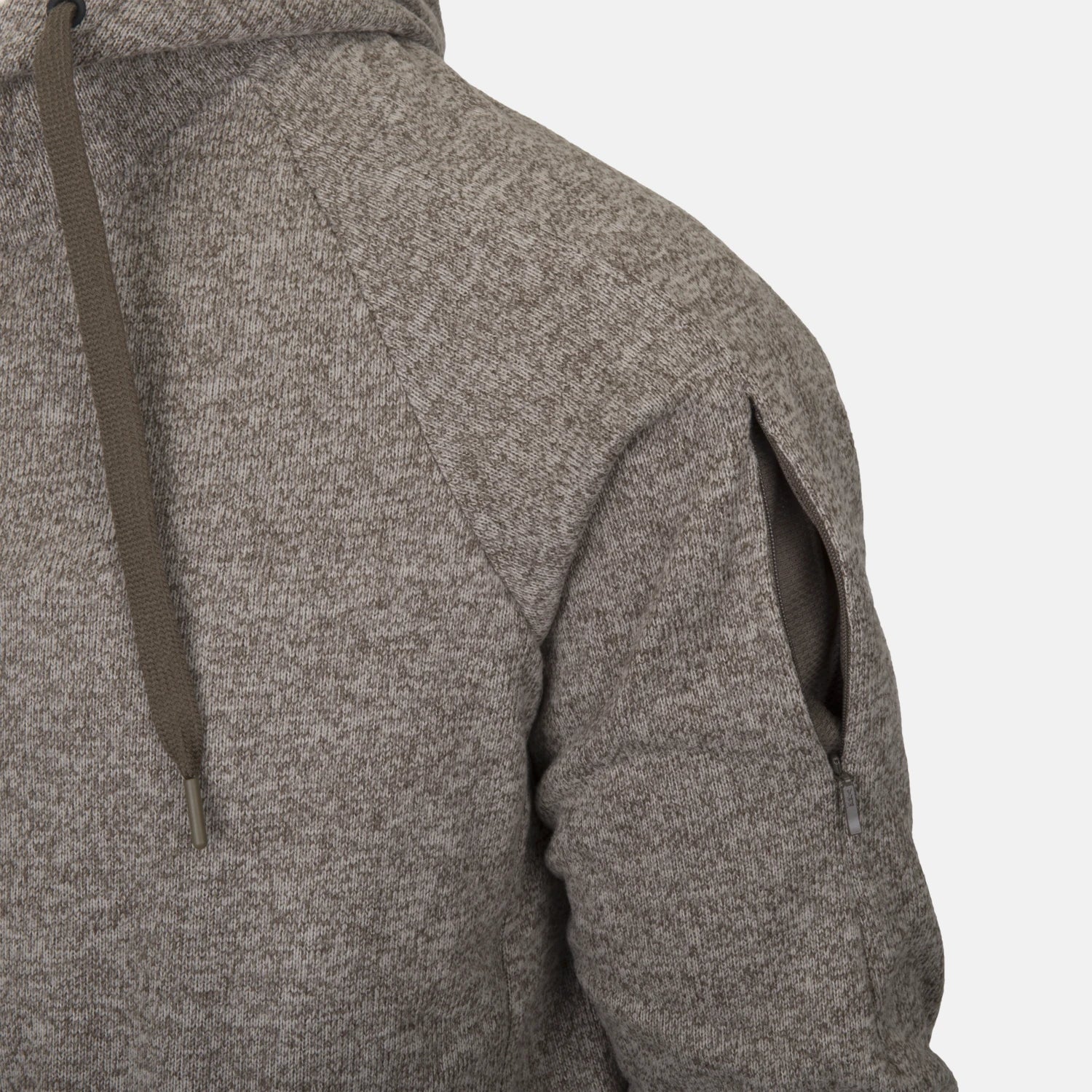 Helikon-Tex Covert mikina taktická s kapucňou (FullZip), Melange Red – detail 2